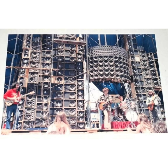 Grateful Dead Jerry Garcia / Bob Weir WALL OF SOUND 1974 Color Poster 19" x 13"