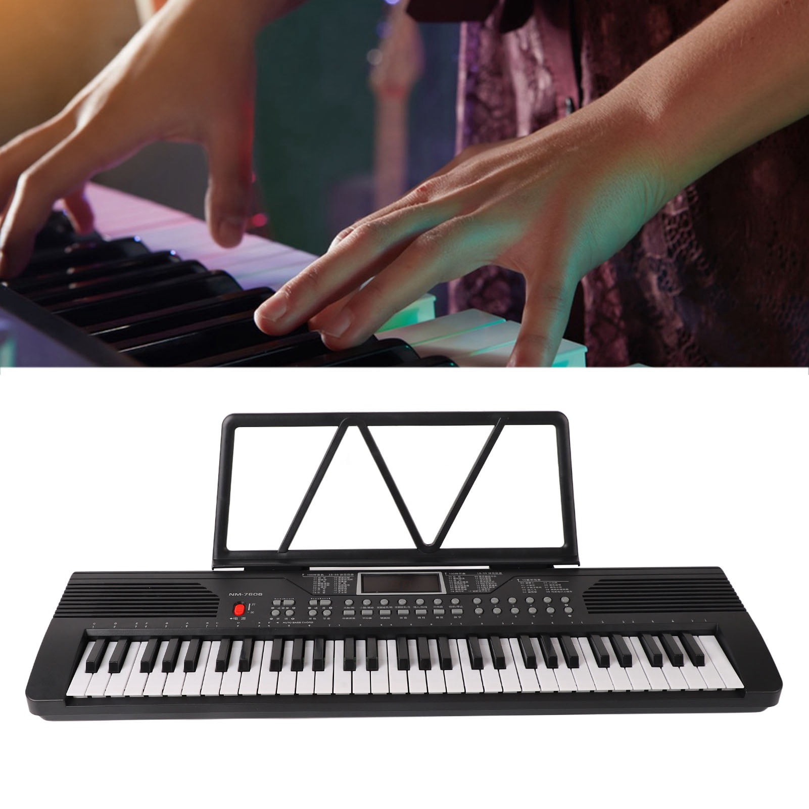 Piano de Teclado, Clear Sound Multi Functions Teclado eléctrico Piano ...