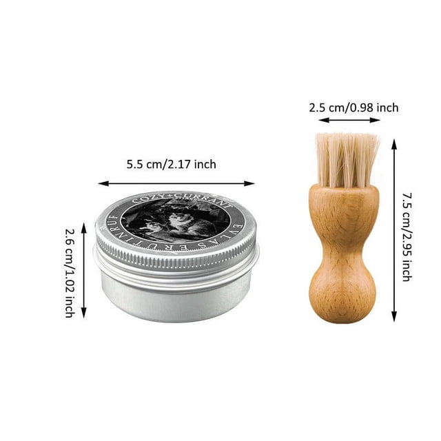 Ganfancp Salve para Muebles de Cuero Salve para Muebles de Cuero Salve para Muebles y Cepillo Salve para Muebles Cepillo Salve para Muebles Salve para Madera Artículos En Liquidación 1X Aceite para C