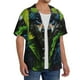 thumbnail image 2 of Fotbe Realistic Style Wolf Warrior Camisa Estampada de Manga Corta para Hombre, Casual de Verano, Estilo Playero, Sin Arrugas-3X-Large, 2 of 5