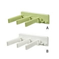 thumbnail image 3 of 2-in-1 Toothpaste Holder Wall Facial Squeezing Kitchen Wall Mounted Tubing Cream Squeezer Self Adhesive Detachable Household Extraction Dispenser Rack Green, 3 of 7