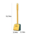 thumbnail image 3 of Nilvkv Toilet Brush and Holder Set Golf-Shaped 360-Degree Cleaning for Bathroom, 15.8Inch, 3 of 6