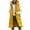 Yellow, variant on Fnooota Womens Puffer Vests, Mid-length Zip up Sleeveless Quilted Winter Vests Outerwear with Hood Brown Size S-2XL
