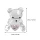 thumbnail image 4 of Delicado Cristal Oso Adorable Adorno de Animales Decoración de escritorio, 4 of 4
