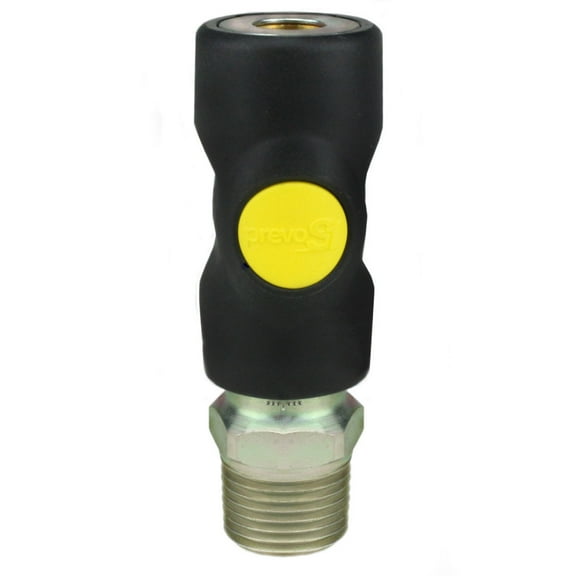 Prevost ASI061253 High Flow Safety Air Plug Coupler 1/2" MNPT