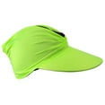thumbnail image 2 of BadPiggies Women Sun Visor Hat Wide Brim UV Protection UPF 50+ Foldable Summer Beach Sport Cap Reversible (Yellow), 2 of 9