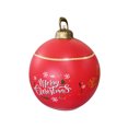 thumbnail image 2 of Bola inflable de Navidad de PVC de 60 cm, adornos de bola de soplado de Navidad grande para patio (O) Ndcxsfigh Libre de BPA, 2 of 6