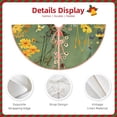 thumbnail image 3 of Daiia Botanical Garden With Cats Drawing Merry Christmas Tree Skirt , Xmas Large Lace-up Tree Skirt, Santa Snowflakes Rustic Home Decorations New Year Party Farmhouse Decor-36", 3 of 6