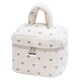 thumbnail image 1 of Bolsa de maquillaje, accesorios, portátil, de gran capacidad, organizador de almacenamiento, bolsa de viaje, neceser para viajes, baño y negocios. Blanco, 1 of 8