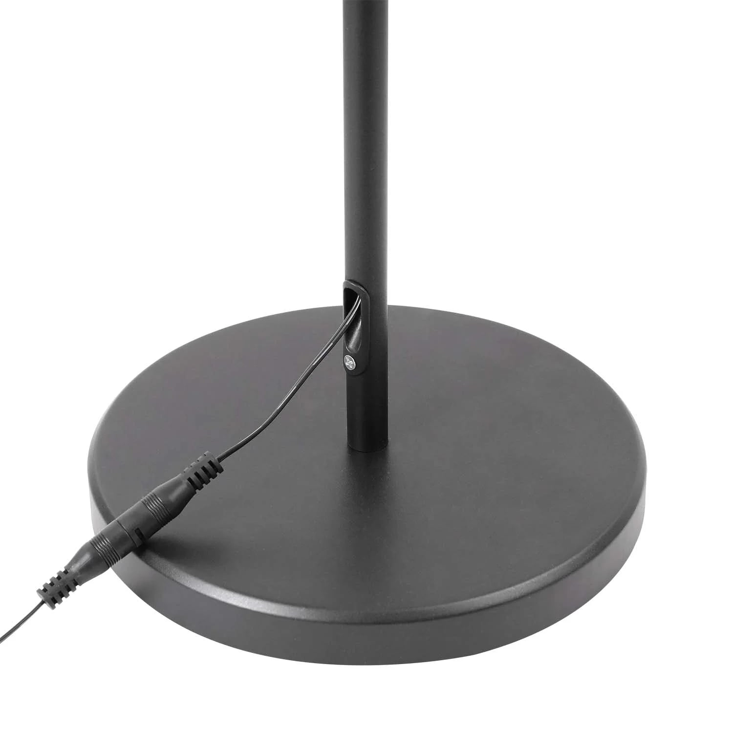 Mainstays LED Floor Lamp, 71 in Height, Adjustable Brightness & 4 Color Temperature Settings, Modern Black Finish, Energy Efficient Standing Lamp for Living Room, Bedroom & Office, 1-Pack
