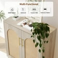 thumbnail image 2 of RichYa Rattan Sideboard Cabinet for Kitchen,Living Room,Dinning Room,Buffet-Natural, 2 of 7
