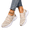 Beige, variant on YOUYEDIAN Sneakers for Women Versatile Breathable Mesh Sport Comfy Fashion Round Toe Slip On Sneakers Casual Platform Walking Shoes