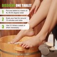 thumbnail image 3 of Remojar los pies de jengibre Bolsa de baño de pies de jengibre Reflexología podal Spa Relax Masaje ( Meterk Amarillo, 3 of 7