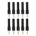 thumbnail image 2 of 10Pcs 2mm Male To 4mm Female Banana Plug Adapter, Gold Plated Brass Strong Conductivity For Electronic Instruments, 2 of 8