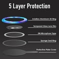 thumbnail image 3 of [3+1] CamLabs iPhone 13 Pro & iPhone 13 Pro Max Camera Lens Protector - 4Pc Glass & Metal - Colorful Diamond Bling - Camera Screen Protector, 3 of 10