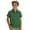 Green, variant on OOOUM Girls Short Sleeve Shirts With Pocket Solid Color Button Down Shirts Fashionable Casual Casual Blouse Yellow 11-12 Years