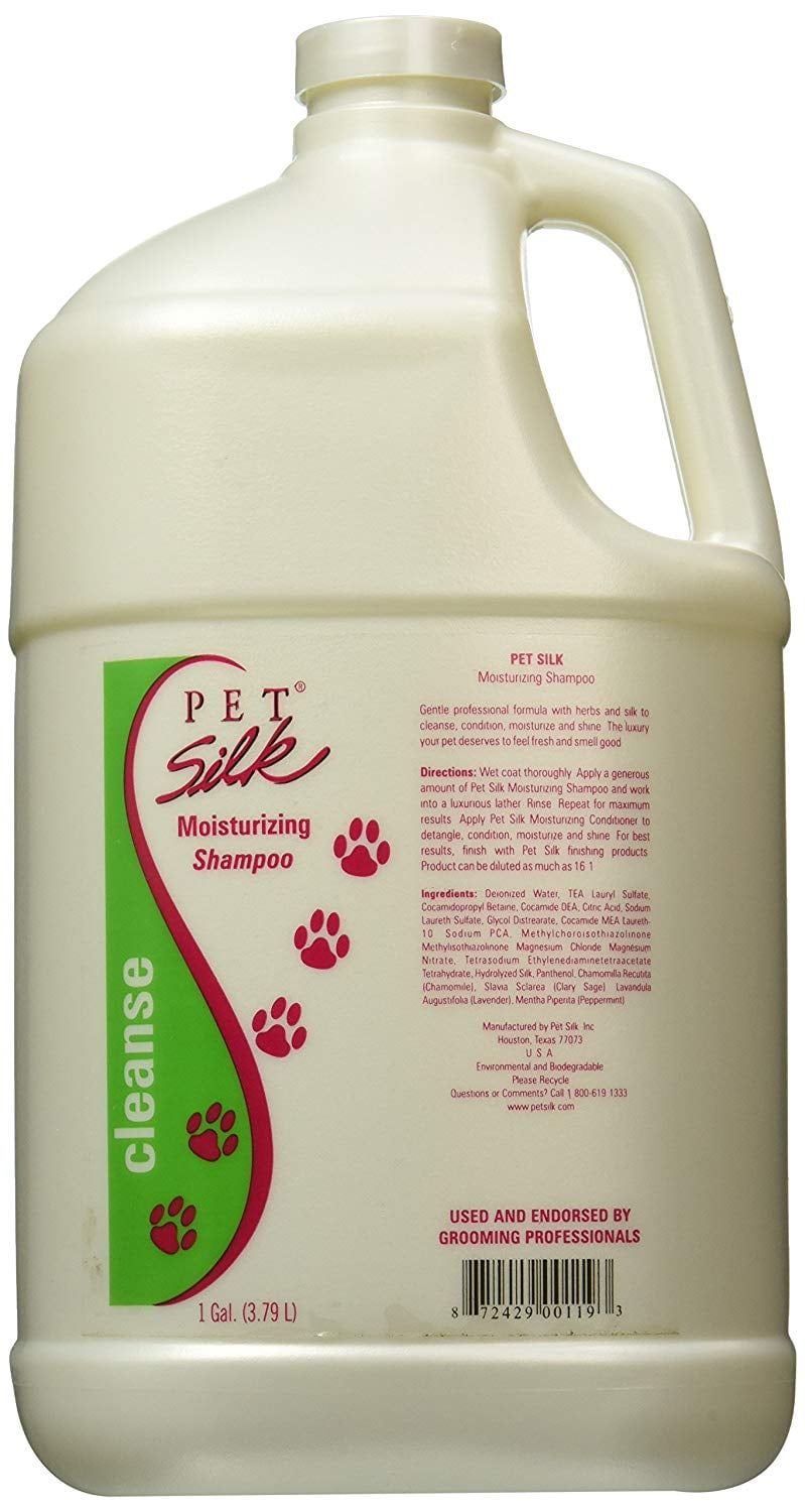 PET SILK Moisturizing Shampoo Cleansing & Deodorizing Pet Shampoo for Dogs, Puppies, Cat & Horse