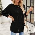 thumbnail image 5 of Lilgiuy Cute Fall Sweaters for Women Fashion Casual Color Long Sleeve Round-Neck Sweater Gifts for Your Co-workers or Friends, 5 of 5