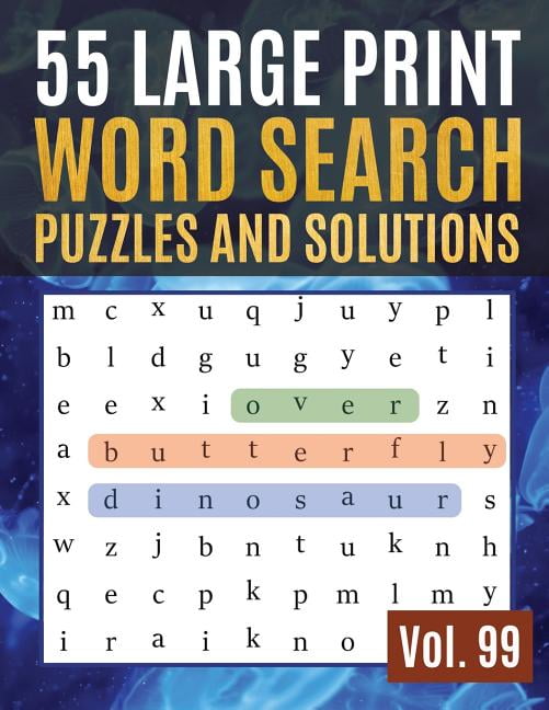 find words for adults seniors 55 large print word search puzzles and