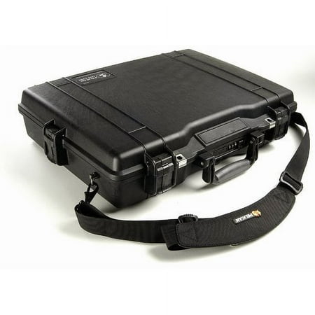 UPC: 0019428058487 | Pelican 1495-000-110 Pelican 17 Notebook Case – Stainless Steel – Black