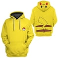 thumbnail image 1 of Nueva sudadera con capucha unisex con estampado digital 3D de Pokémon Pikachu, moderna y casual, de manga larga, regalo de cumpleaños, 1 of 1