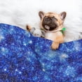 thumbnail image 3 of Yiaed Blurred Star Snow Christmas Print Dog Blankets-Cat Blanket Washable for Couch Protection,Puppy Blanket, Soft Plush Reversible Throw Furniture Protector-, 3 of 8