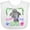 AA-White, variant on Inktastic Miami Beach Florida Cute Swimming Manatee Boys or Girls Baby Bib