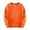Orange, variant on WOYY Boys Sweatshirt Solid Crewneck Pullover Top Basic Casual Sweatshirts