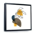 thumbnail image 3 of Designart 'Abstract Minimal Shapes Under Flowers V' Modern Framed Canvas Wall Art Print, 3 of 5
