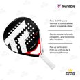 thumbnail image 3 of Raqueta Padel Pala Tecnifibre 360g Wallmaster Grafito TECNIFIBRE 16WAMA3601, 3 of 7