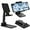 A-Black, variant on Cell Phone Stand, Folding Desktop Phone Stand, Angle Height Adjustable Mobile Phone Holder for Desk, Office, Tablet Stand Compatible with All Phones 4-10 Inches Cell Phone/Tablet (White)