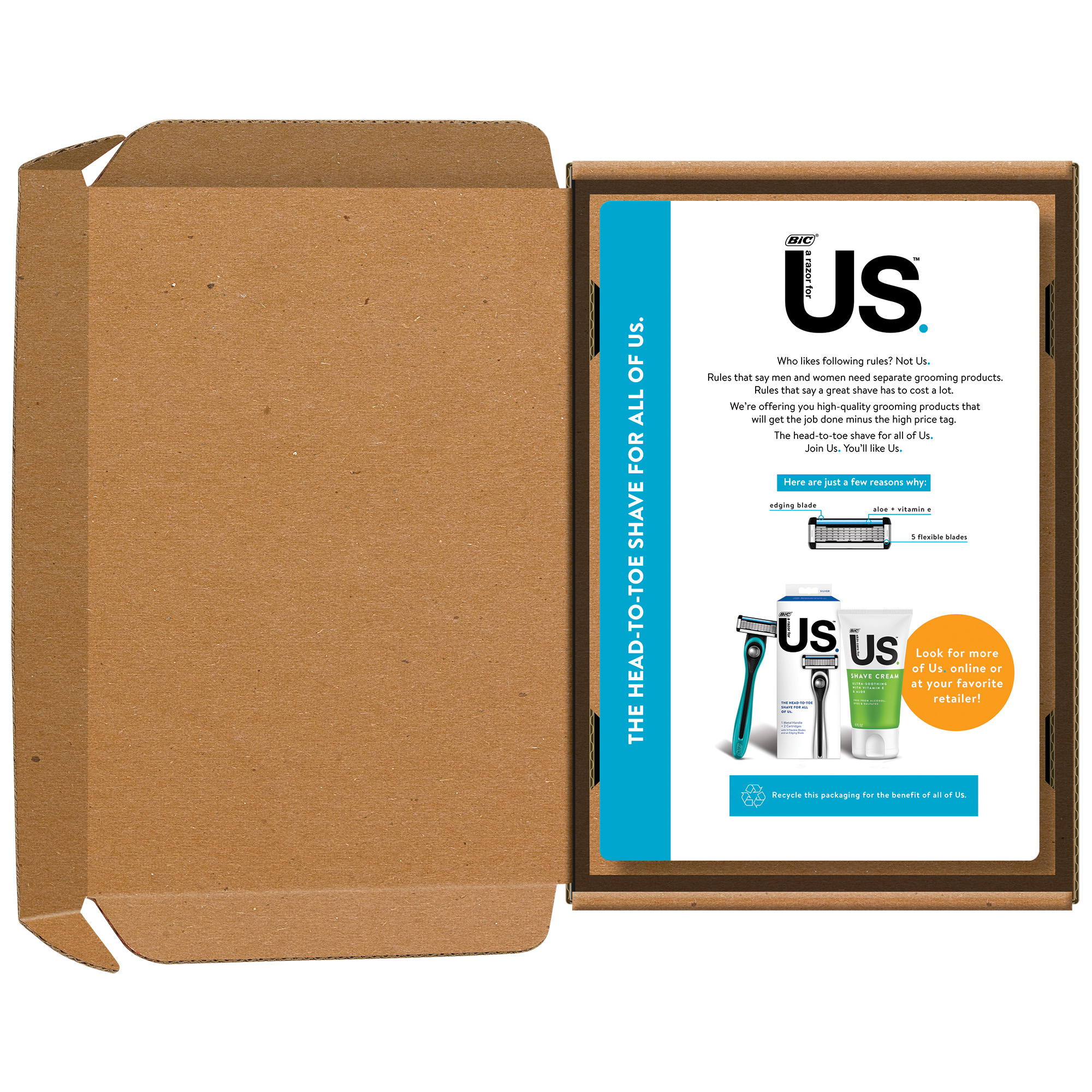 BIC US 5Blade Unisex Razor Refills for Men & Women, 10 Cartridges