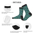 thumbnail image 4 of Pofeuu Mushrooms Print Crew Socks, Adult Running Hiking Socks for Youth and Adult, 4 of 7