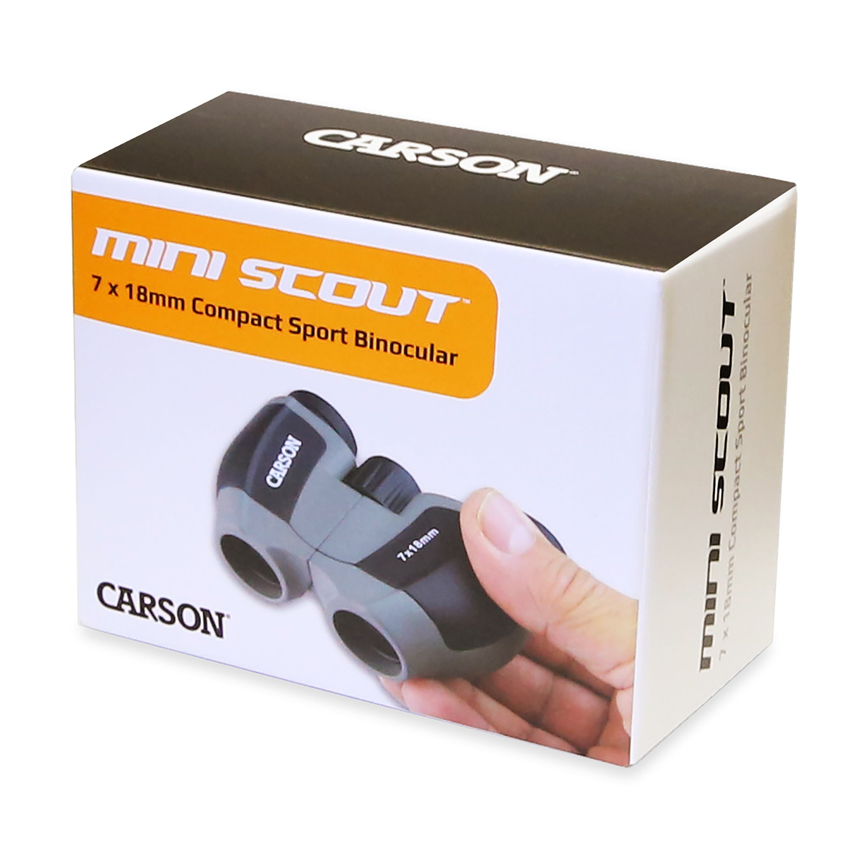 Carson MiniScout 7x18mm Compact and Lightweight Binoculars