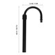 thumbnail image 2 of BESTYASH Accesorio Para De Negro Con Curvo Resistente Para Uso Diario, 2 of 7