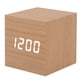 thumbnail image 5 of Reloj Led De Madera Multifuncional, Pantalla Grande, 3 Brillos, Protección Ocular, Reloj Digital LED Inteligente Portátil Para Oficina, 5 of 7
