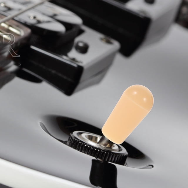 unbranded 10Ud Tapas Para De Guitarra Eléctrica En Plástico Amarillo Accesorios Duraderos Y Prácticos