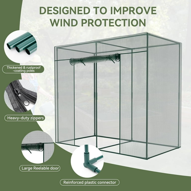 ABORON Crop Cages for Garden Plant, 78.7