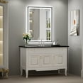 thumbnail image 4 of FTOTI 24x32 inch LED Bathroom Mirror With Lights - Frontlit & Backlit,Anti Fog, Wall Mounted,3 Colors Temperature,Dimmable, 4 of 8