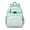 Greenish-blue-11, variant on Farm Animal Pig Backpack Cute Cartoon Pig Pattern with Watercolor Floral Design for Students