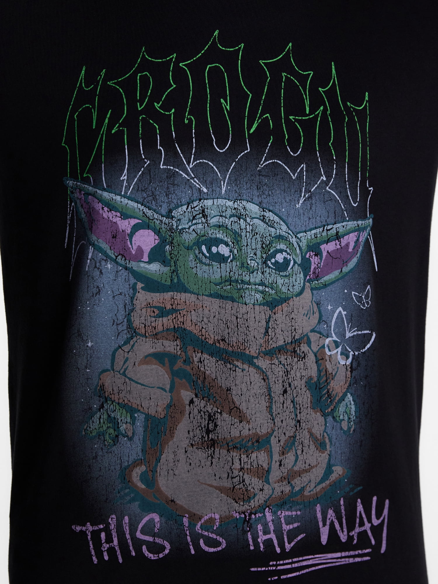 Star Wars The Mandalorian Women's Graphic Tee with Short Sleeves, Sizes XXS-XXL