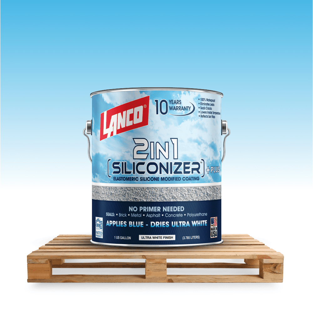Lanco Siliconizer Plus 2 in 1 White Finish, 1 Gallon