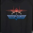 thumbnail image 3 of Top Gun - Top Gun Fighter Jet Logo - Women's Lightweight French Terry Long Sleeve Shirt, 3 of 5