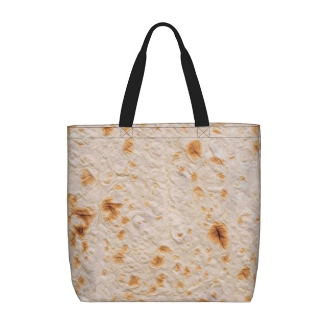 Balery Tortilla Bolsa de Mano para Mujeres con Cremallera, Bolsa de Gimnasio con Compartimentos, Bolsa para Laptop, Bolsa para Trabajo