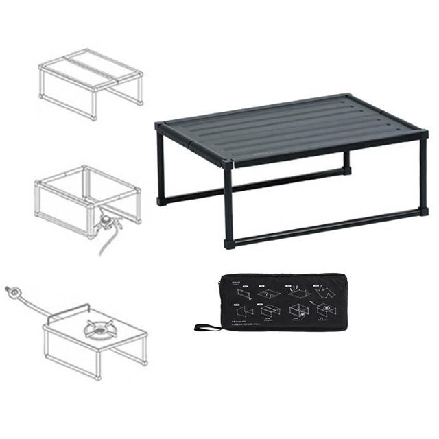 Muebles de estante Shamjiam Escritorio plegable al aire libre 17X9.84X5.51 pulgadas