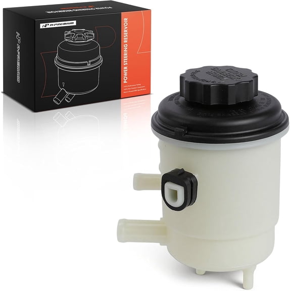 A-Premium Power Steering Reservoir/Tank with Cap Compatible with Hyundai Accent 2006-2010 & Kia Rio 2006-2011, Rio5 2006-2011, L4 1.6L