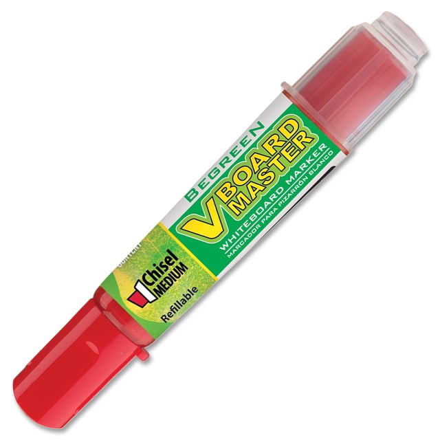 Rotuladores de borrado en seco PILOT V Board Master BeGreen Red Ink x12