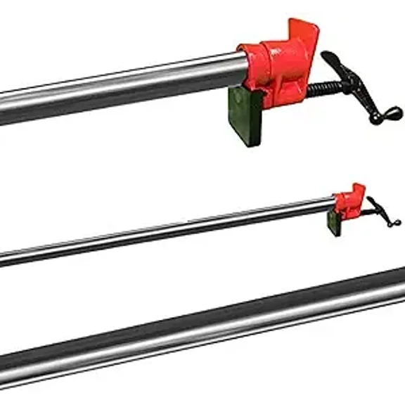 6' long pipe clamp set : included woodworking clamp and one Side Threaded 3/4" p