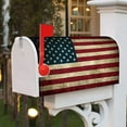 thumbnail image 3 of The Stars and Stripes Mailbox Covers The Old Glory American National Flag Mail Box Cover Magnetic Standard Size 18x21 Inches Decorative for Flag Day Independence Day Outside Garden Yard, 3 of 6
