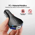thumbnail image 4 of Cargador de Auto Universal 3 Puertos USB Tipo C QC 3.0 Carga Rápida Negro, 4 of 10